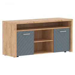 Тумба с фригобаром Torr LUX TLTF-3D Дуб Бофорд Серо-голубой