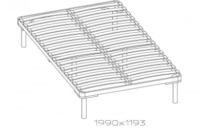 Ортопедические основания для кроватей 4.1 (1200) Дерево (спальня)