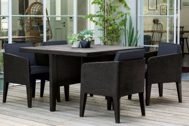 Набор мебели Columbia set 5 pcs Графит