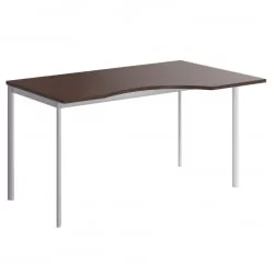 Стол эргономичный ИМАГО-С CА-2С(Л/Р) венге магия алюминий / IMAGO-S CA-2S(L/R)