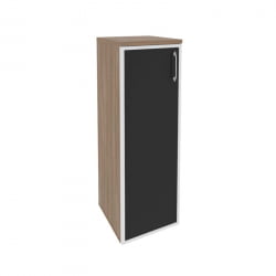 Шкаф средний узкий левый ONIX O.SU-2.4R(L) black Дуб Аризона