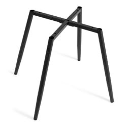 Стул обеденный La Rousse (2 шт. в упаковке) NEW, велюр, бежевый/черный, 7, 45х55х93 см