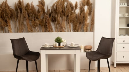 Стол обеденный Промо тип 1 Белый/Ателье темный