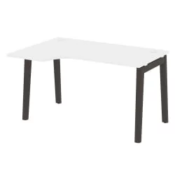 Стол эргономичный левый ONIX WOOD OW.SA-2(L) Белый Бриллиант/Темный