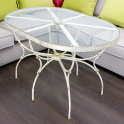 Маленький обеденный стол Прованс овальный 1200ммx800мм h750мм