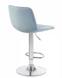 Барный стул DOBRIN TAILOR Пудрово-голубой велюр MJ9-74