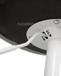 Стул барный DOBRIN TAILOR WHITE Пудрово-мятный велюр MJ9-87