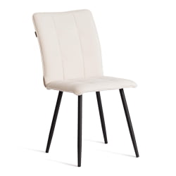 Стул обеденный Bari Bari LT, велюр, молочный/черный, 4, 41х55х89 см