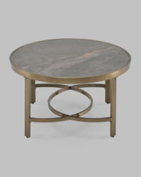 Журнальный столик Адриана 80*80 см серая керамика