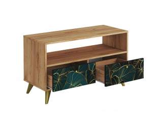 Тумба дизайнерская ТМ-005  дуб крафт золотой/TROPICAL