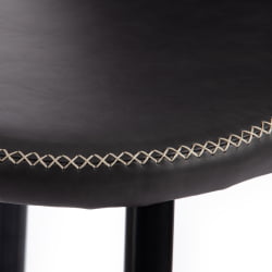 Барный стул FLAIR BAR (mod. 9018) экокожа/металл, 60 х 56 х 106 см , серый 22/черный