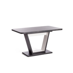 Раздвижной стол VOX ЛДСП, 132-172x85x75,5 см, Мрамор черный/Белый