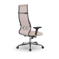 Кресло руководителя Мetta L 1m 46/4D Infinity Easy Clean (MPES) Комплект 3 Молочное