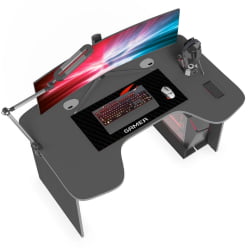 Компьютерный стол с надстройкой SKILLL STG 1385.1 антрацит/металлик