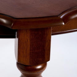 Стол деревянный VAN HORN 4272 дерево гевея, 1067 x1372+457(1829) x749мм, HN GLAZE light