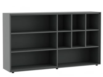 Шкаф средний DALI DLI37252012 Эбен Антрацит