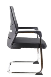 Кресло для посетителей Everprof Visit Сетка Черный