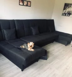 Диван Эльбрус ПДУ на пружинном блоке