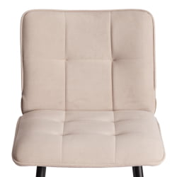 Барный стул Bari/Бари велюр, бежевый, 7, 42х55х99 см