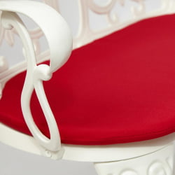 Скамья Secret De Maison Symphonie + подушка алюминиевый сплав, 95*56*92, butter white