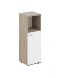 Шкаф-пенал Sigma SG.844.OD.WH.R Дуб темный Белый