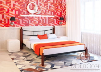 Кровать София Lux 1200х1900 Черная