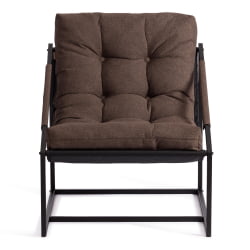 Кресло Charli / Чарли без подлокотника рогожка, коричневый, 3М7-147, 70х70х84 см