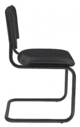 Стул Сильвия 01S Черный/Металл Черный