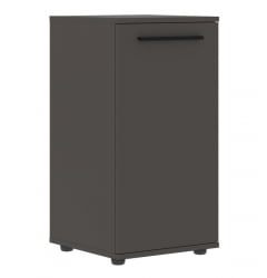 Шкаф колонка с глухой малой дверью EDIS ELCS 42.1 Мокко Черный Мокко