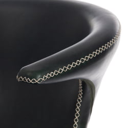 Стул FLAIR (mod. 9020) экокожа/металл, 60 х 56 х 78 см , зеленый 14/черный