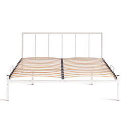 Кровать Bruno металл, 160*200 см, белый