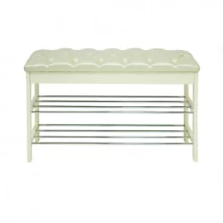 Банкетка Грейс Молочный дуб Белый