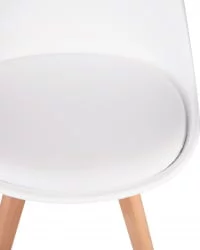 Стул обеденный DOBRIN JERRY SOFT Белый W-02