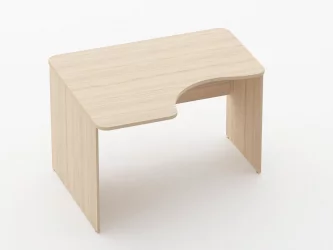 Стол угловой Glassy 1.14.12Л Орех