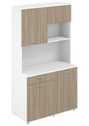 Кухонный гарнитур Sigma SG.1002.WH.OD Белый Дуб темный