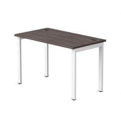 Стол прямой на металлокаркасе, опоры 45 гр Everprof EVO 254S002 Дуб Пасадена Белый