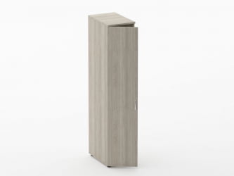 Шкаф для одежды узкий Glassy 6.19.30Л Дуб сантана светлый