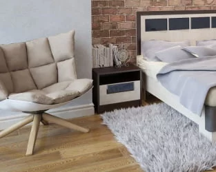 Тумба прикроватная Венера Дуб млечный-венге