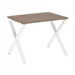 Стол рабочий LOFT VR.L-SRX-1.7 Металл белый Дуб Аризона
