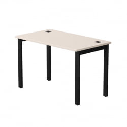 Стол прямой на металлокаркасе, опоры 45 гр Everprof EVO 254S002 Кашемир Черный