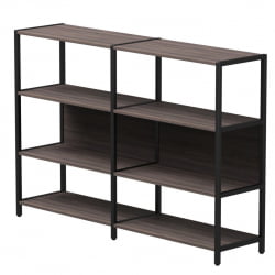 Набор стеллажных систем Everprof EVO №1 Дуб Пасадена Черный