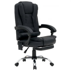 Кресло офисное CROMEX (КРОМЕКС) Lounge MS-007 экокожа черное