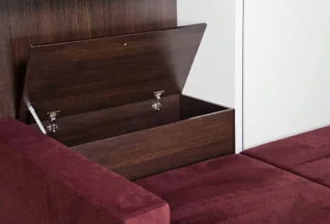 Мебель-трансформер Смарт 1 3-в-1 1600 левый Белая шагрень