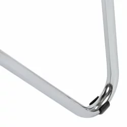 Кресло для приемных Samba хром кожзам Черный