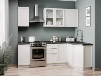 Тумба кухонная угловая 1000 Джулия ЛД 284.090.000.012 Белый