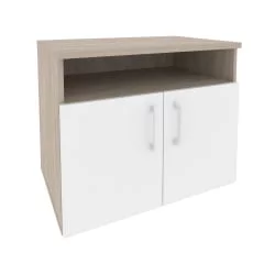 Тумба под оргтехнику ONIX O.TM-1 Дуб Аттик/Белый