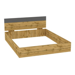 Кровать Алиса(L4)1647х798х2063(ДВ-Графит)