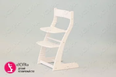 Детский стул из фанеры Усура Белый