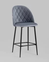 Стул полубарный Марсель ПЛ велюр Серый