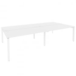 Рабочая станция на П-образном м/к ОНИКС О.МП-Д.РС-4.4.8 Белый Бриллиант / ONIX O.MP-D.RS-4.4.8